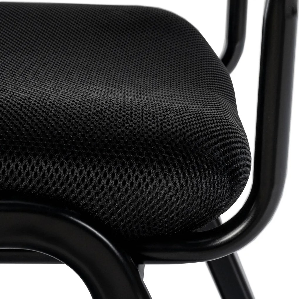 Stolička Kaber - čierna/čierna