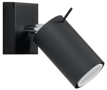 Brilagi - LED Nástenné bodové svietidlo ASMUS 1xGU10/7W/230V čierna