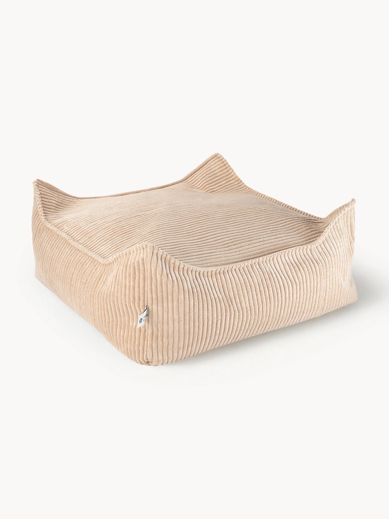 Detský menčestrový sedací vankúš Sugar