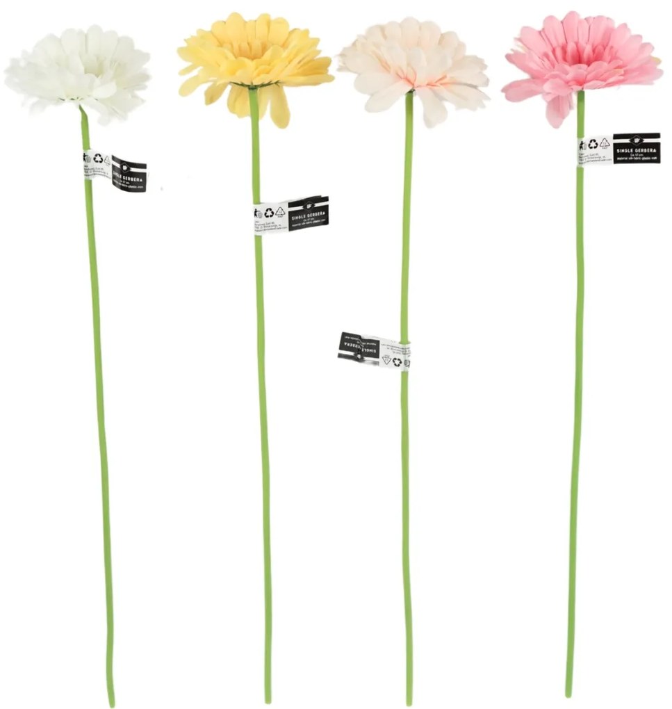Umelá kvetina GERBERA 47 cm - viac farieb