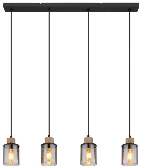 Globo 15707-4H - Luster na lanku REID 4xE27/15W/230V