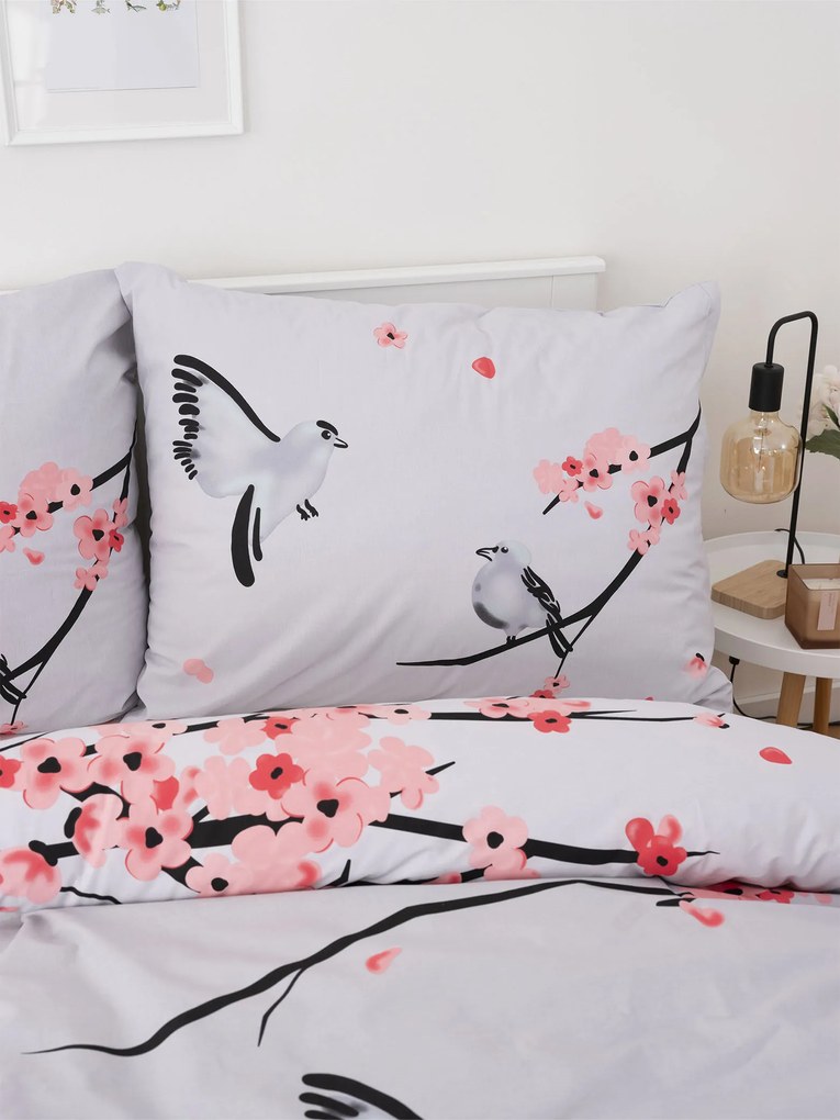 Predĺžené bavlnené obliečky Renforcé – Sakura 02