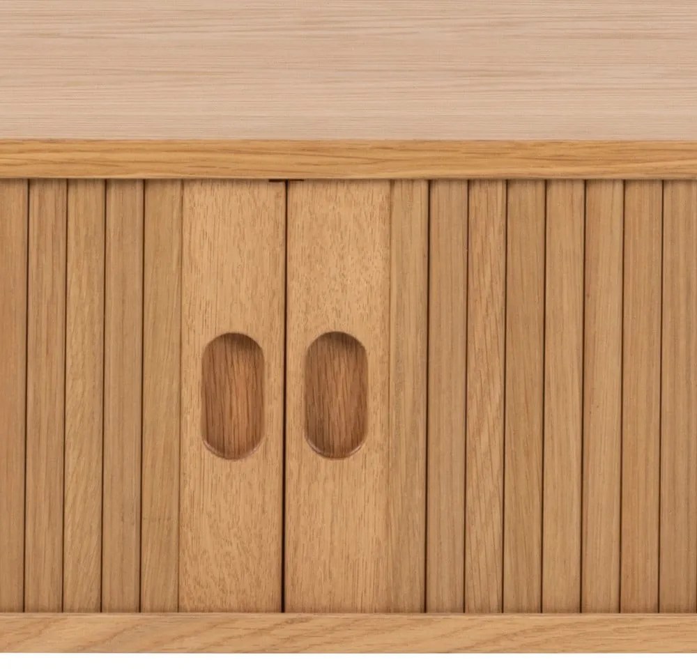TV stolík v dekore duba v prírodnej farbe 140x45 cm Langley – Actona