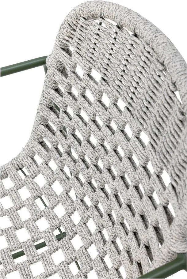 Sivá kovová záhradná stolička Calana – Bloomingville