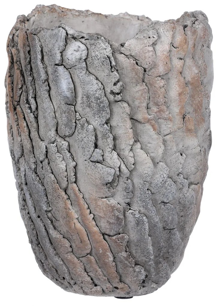 Betonový obal na kvetináč Stone sivá, 16 x 22 cm