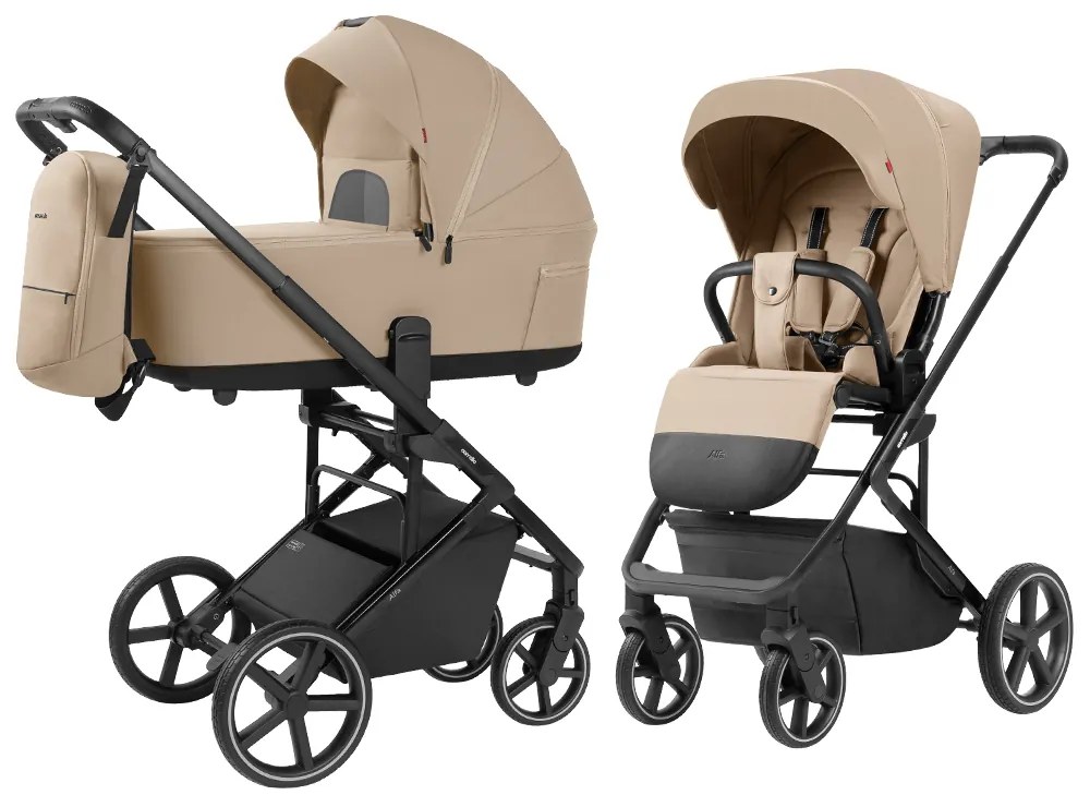 Detský kočík 2v1 CARRELLO Alfa CRL-6522 Natural Beige