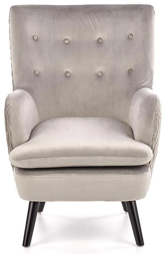 Kreslo Ravel sivá/čierna