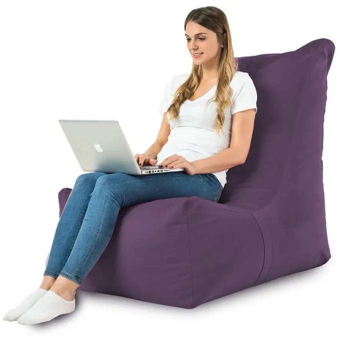 INTERMEDIC SK Sedací vak Distinto Plyš Farba: 11. Fialový