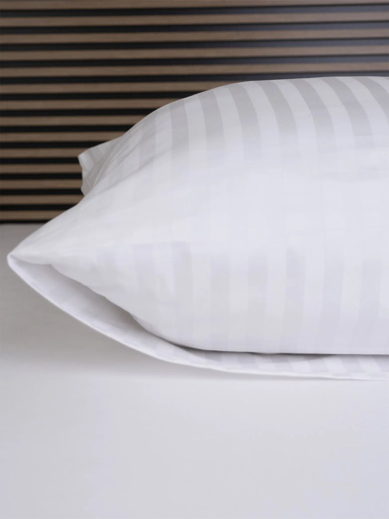 Hotelová obliečka na vankúš 70 x 90 cm - prúžok 20 mm