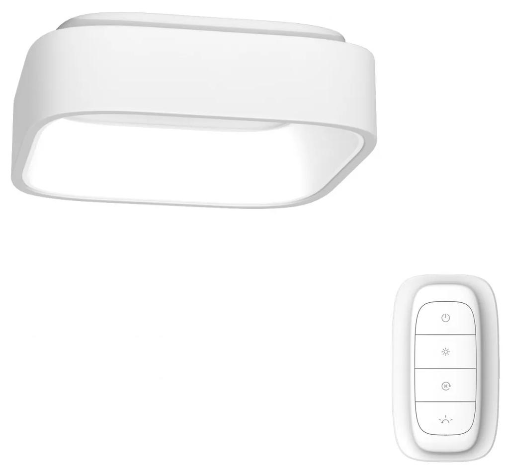 TOPAJA 45 | IMMAX NEO | štvorcové Smart LED stropné svietidlo Farba: Biela matná
