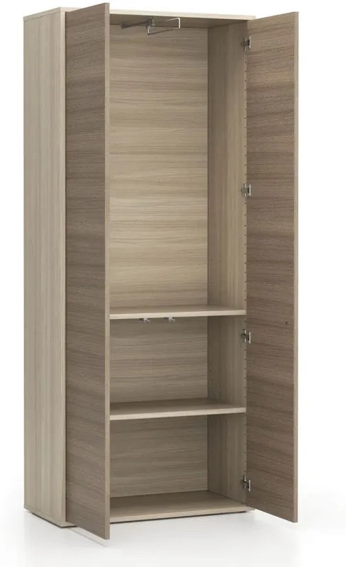 Kancelárska šatníková skriňa LAYERS, výsuv, 800 x 400 x 1905 mm