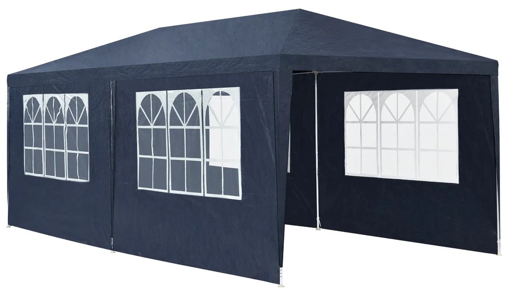 InternetovaZahrada - Párty stan 3x6 m - modrý