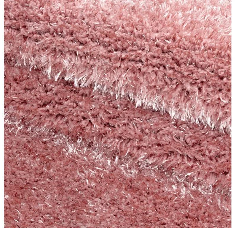 Ayyildiz Kusový koberec BRILLIANT 4200, Okrúhly, Ružová Rozmer koberca: 200 cm KRUH
