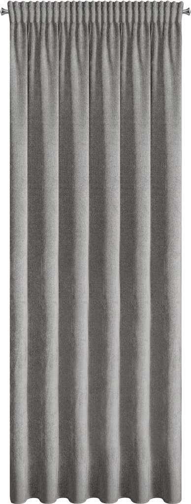 ZÁVES NA PÁSKE BLAKE 140X270 CM STRIEBORNÁ