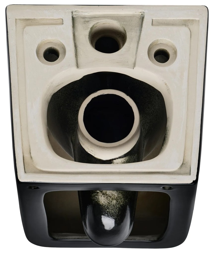 Závesná WC misa Wall Hung čierna