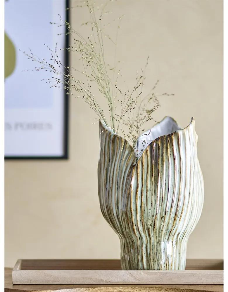 Bloomingville Váza MAHIRA V.30cm zelená