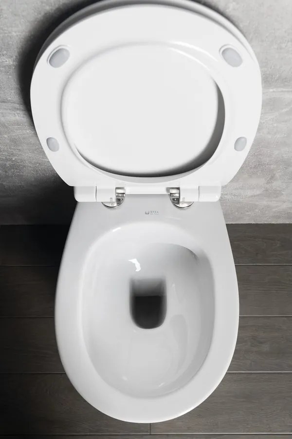 Isvea Isvea, SENTIMENTI WC misa stojaca, Rimless, 36x55cm spodný/zadný odpad, biela, 10SM10004SV
