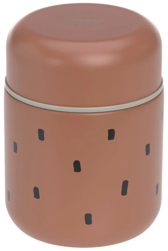 Termoska na jedlo - Happy Prints caramel