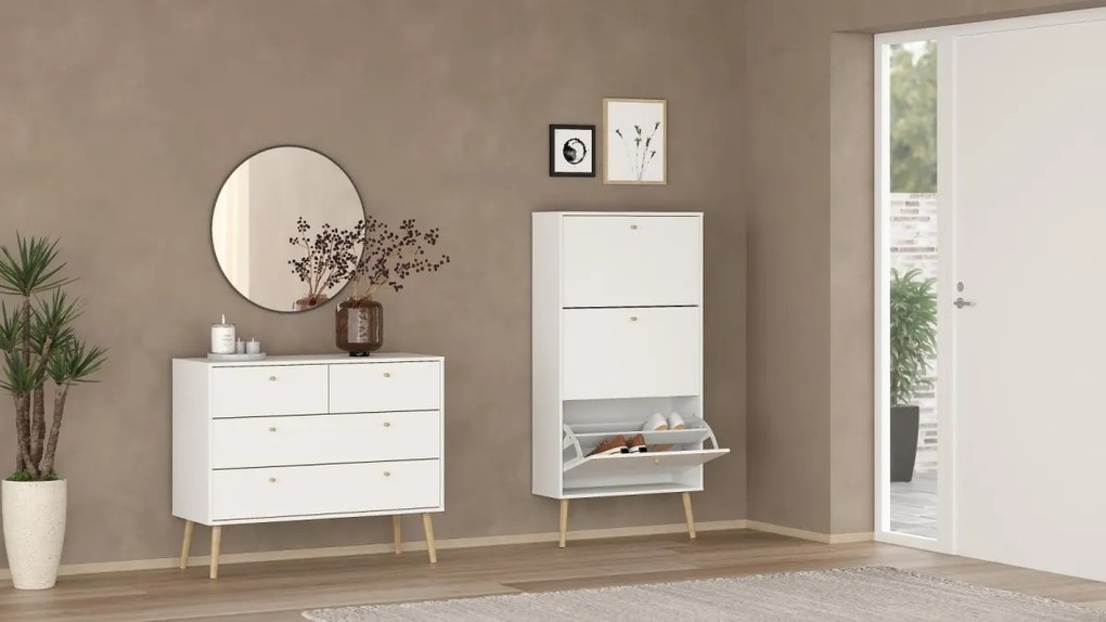 Botník Boazy 70 cm biely