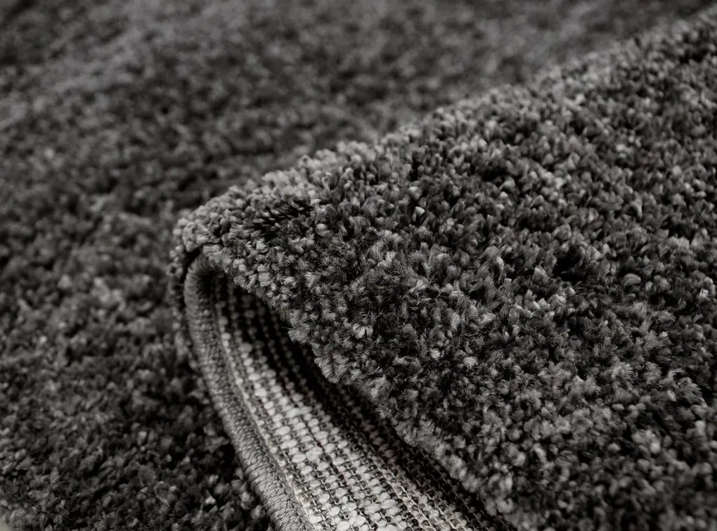 Koberec Shaggy 160x230 cm, antracitový