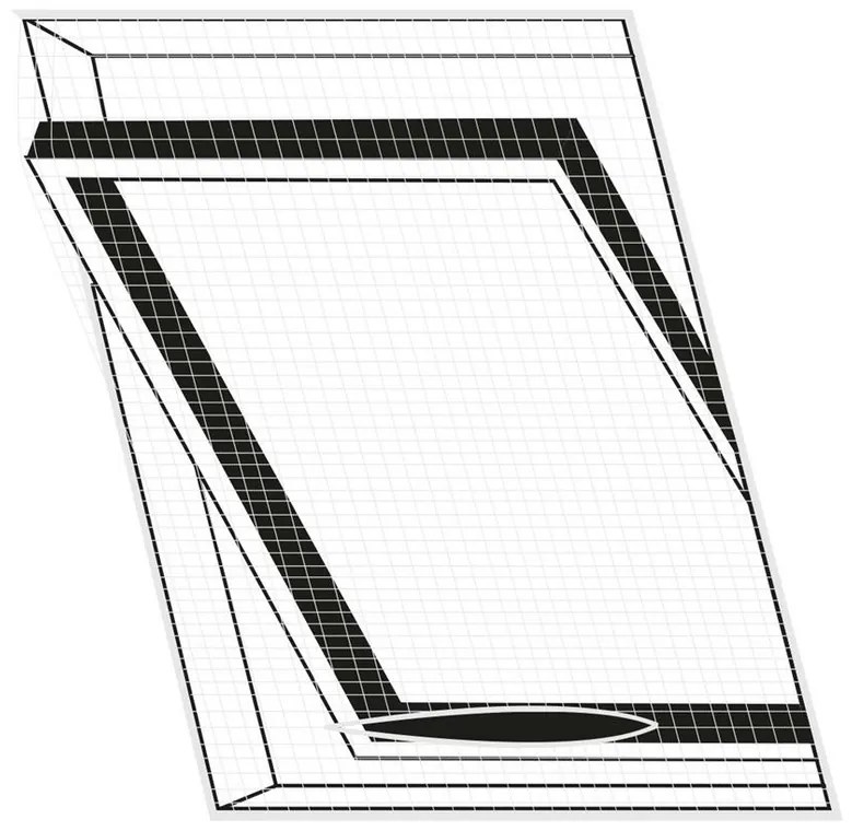 Orion Sieť na strešné okno proti hmyzu čierna,120 x 140 cm