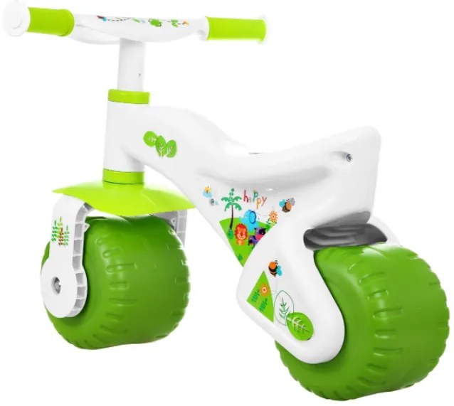 RAMIZ Detské odrážadlo motorka zelená