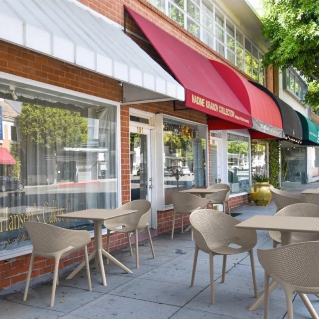 SKY PRO záhradná stolička taupe