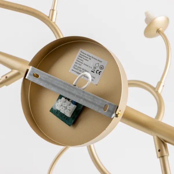 Brilagi - LED Prisadený luster MISTEL 15xG9/3W/230V zlatá