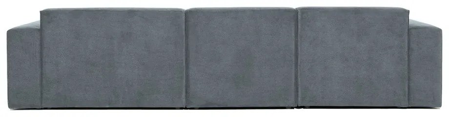 Sivá menčestrová rohová pohovka (pravý roh) Sting – Scandic