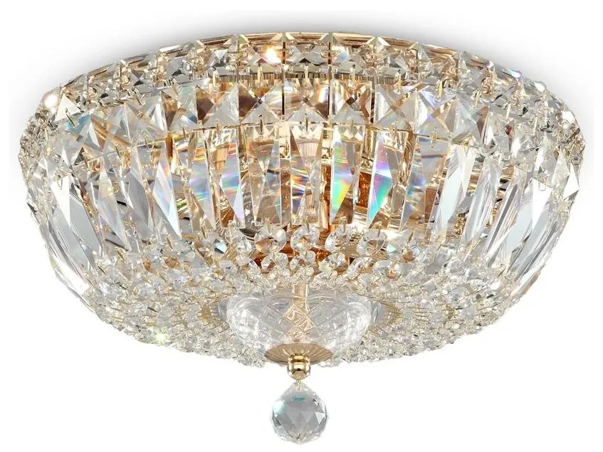 Maytoni DIA100-CL-03-G - Stropné svietidlo BASFOR 3xE14/60W/230V zlatá