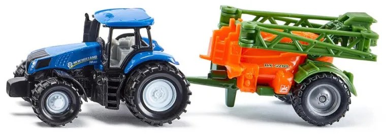 SIKU Traktor New Holland s poľným postrekovačom / 1668