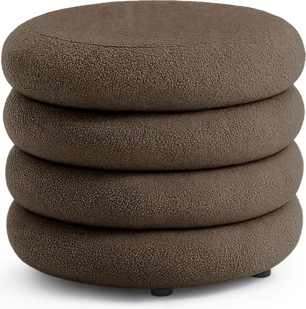 Taburet Mollis hnědý