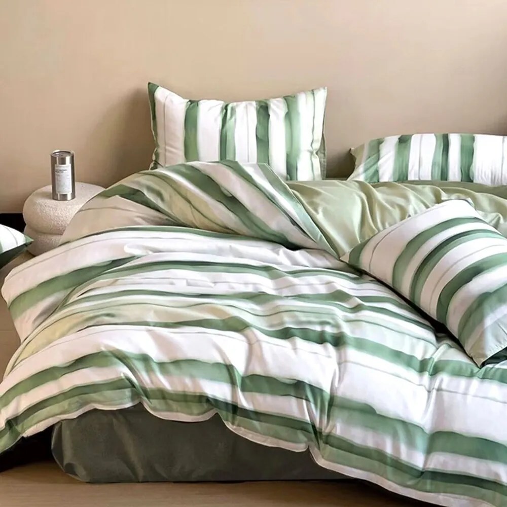 Posteľné obliečky Homa KORSA GREEN 7-dielna sada 140x200 cm