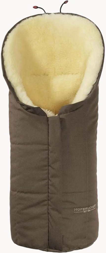 Detský vak z ovčej kože do autosedačky a kočíka Eskimo
