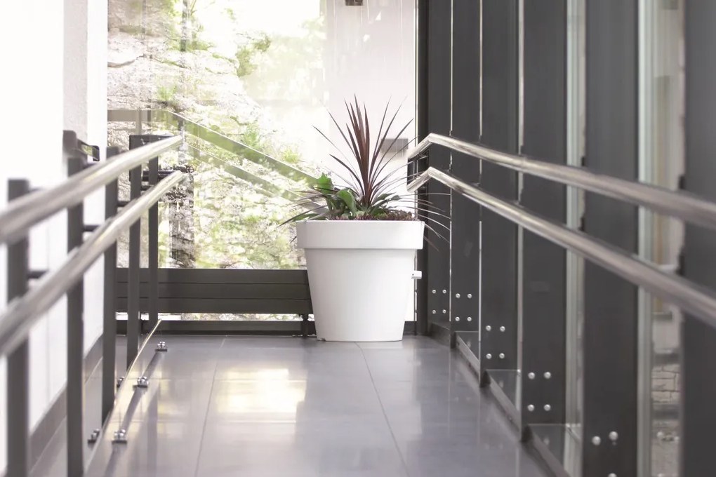 Kvetináč LEXO CIRCLE antracit