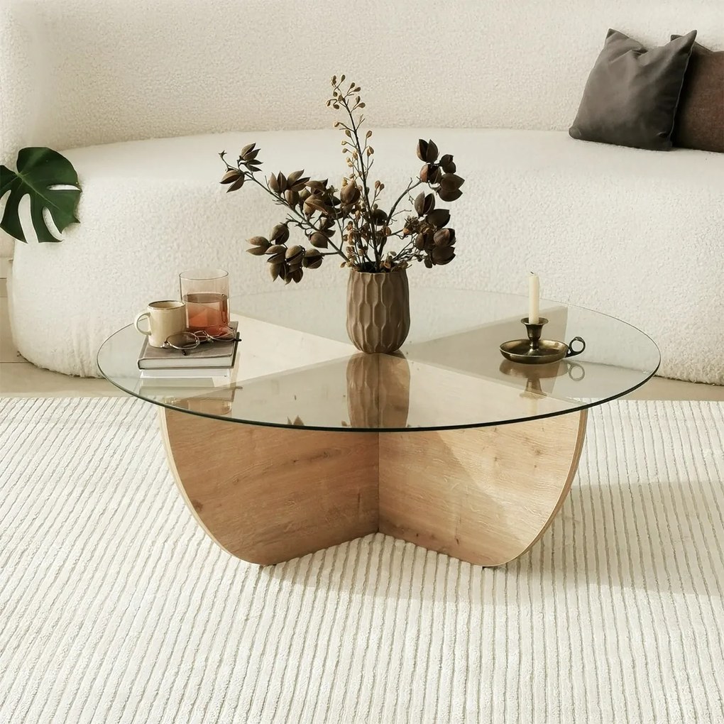 Konferenčný stolík Lily Sapphire Oak