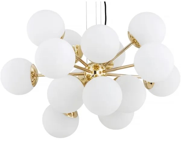 Argon 5048 - Luster na lanku SATELITE PLUS 15xE27/15W/230V zlatá