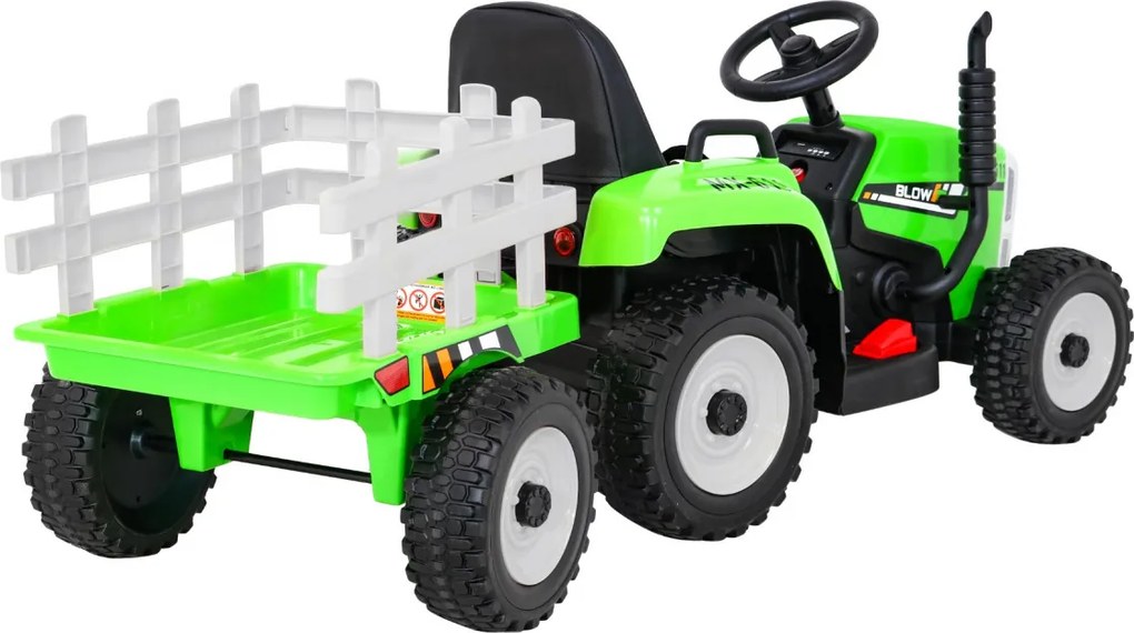 Ramiz Traktor s prívesom BLOW zelený