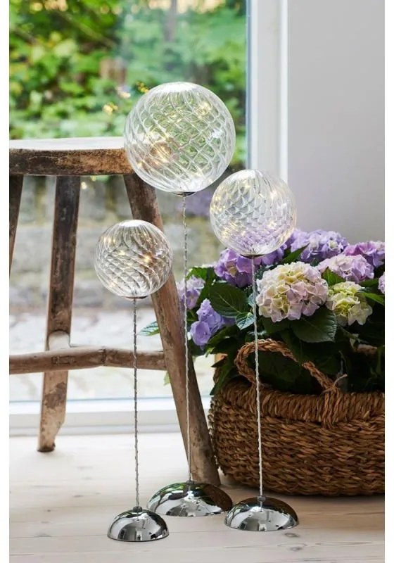 SIRIUS Trojica ľahkých guľôčok Mega, 41/47/58, číre