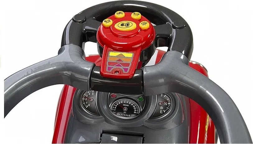 LEAN CARS Push Ride s vodiacim kupé Červená