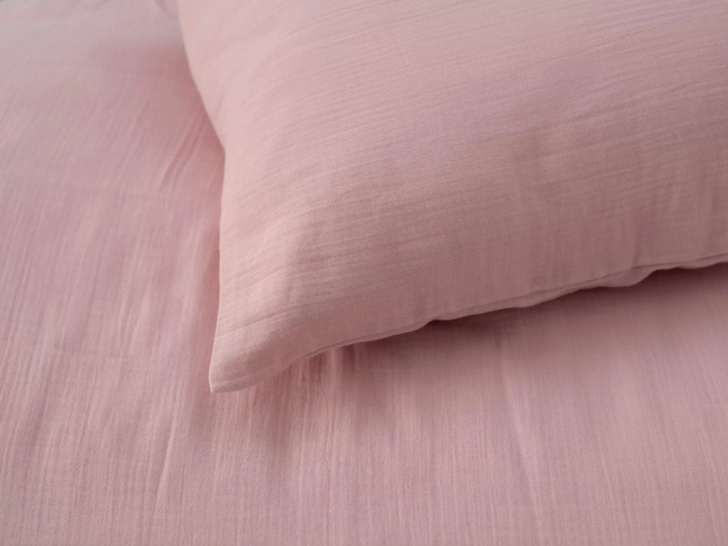 Mušelínová obliečka na vankúš 40 × 60 cm - Alexia staroružová