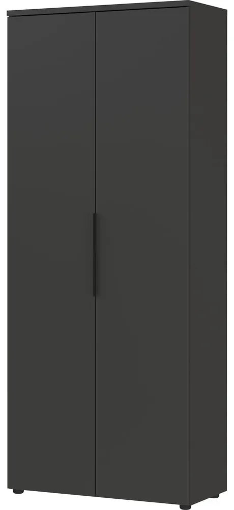 Antracitová šatníková skriňa 81x197 cm Mailand – Germania