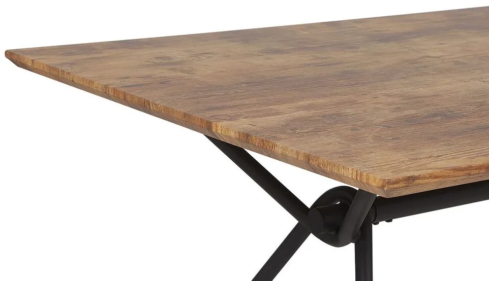 Jedálenský stôl AMSTARO (tmavé drevo) (pre 6 osôb). Vlastná spoľahlivá doprava až k Vám domov. 1026755
