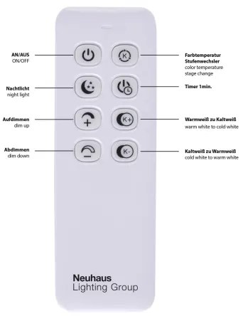 Leuchten Direkt 14017-55 - LED Stmievateľné svietidlo IVEN 2xLED/20W/230V + DO
