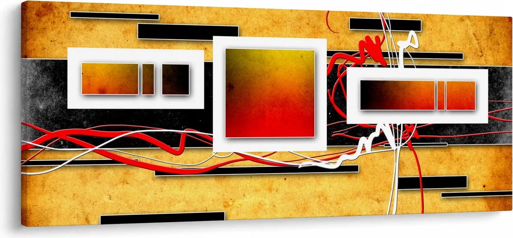 Obraz - Abstrakcia (120x50 cm)