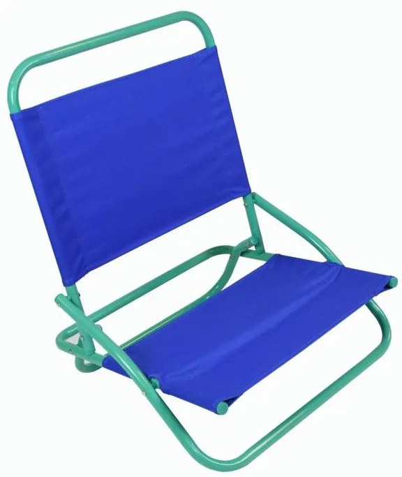 Plážové skladacie kreslá 2 ks modré D104363