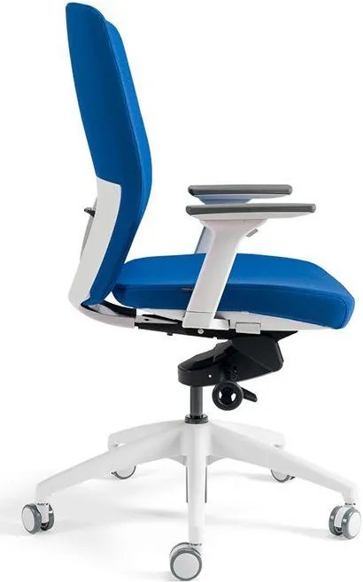 OFFICE PRO bestuhl -  OFFICE PRO bestuhl Kancelárska stolička J2 WHITE BP modrá