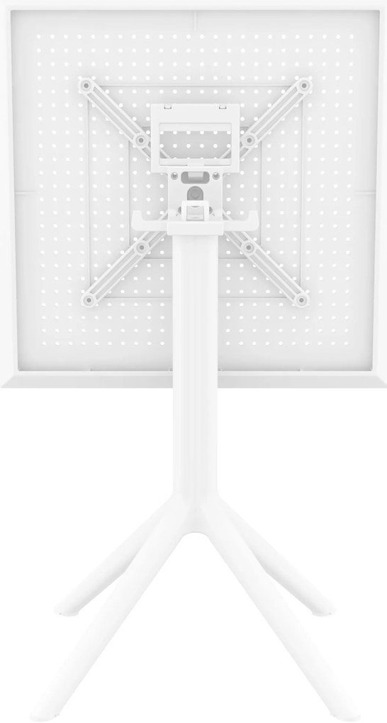 Skladací stôl Sky square - biela