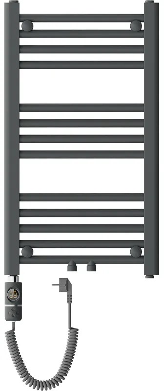 Mexen Mars, elektrické vykurovacie teleso 700 x 400 mm, 300 W, antracitová, W110-0700-400-2300-66