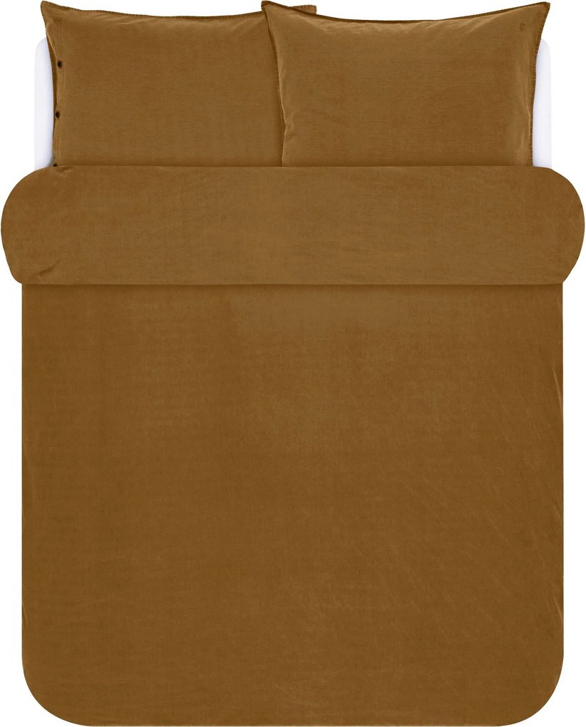 XXXLutz POSTEĽNÁ BIELIZEŇ, renforcé, hnedá, 200/220 cm Marc O'Polo - Obliečky & plachty - 007395188001